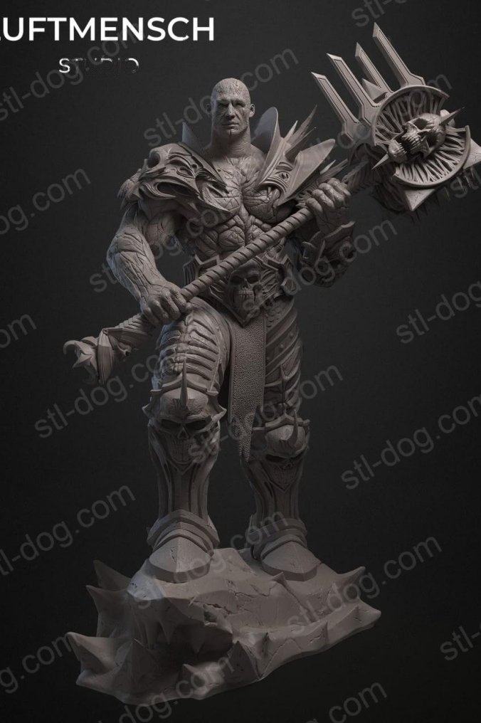 魔兽世界（Warcraft） 巫妖王 伯瓦尔（Bolvar） 3D打印图纸